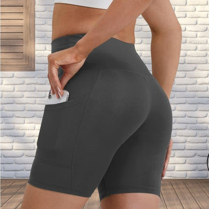 short yoga pratique gris