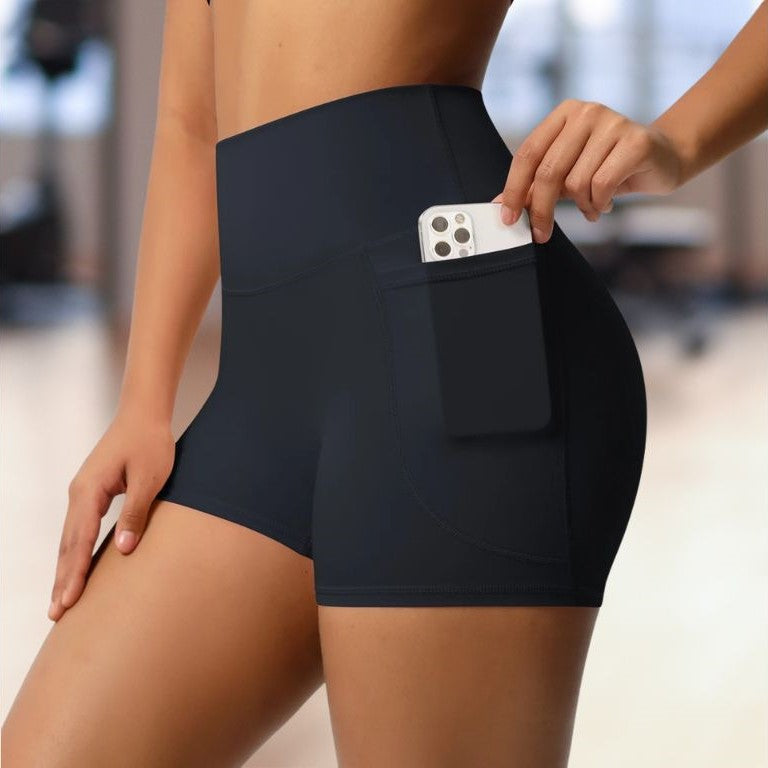 short femme push up pocket noir