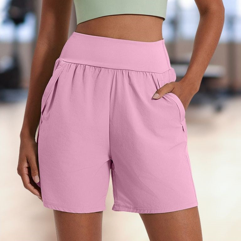 short fitness femme décontracté rose