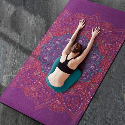 tapis de gym mandala grande taille espace généreux pour tous vos mouvements